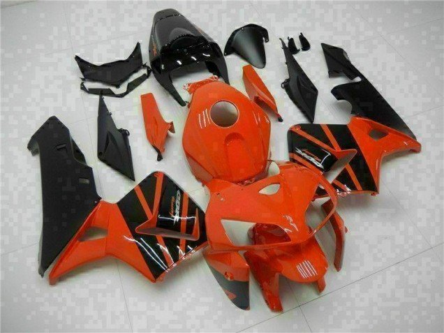 2005-2006 Orange Honda CBR600RR Motor Bike Fairings