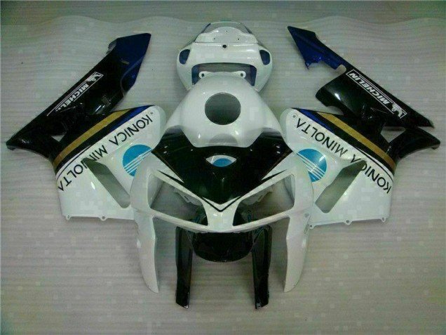 2005-2006 White Black Honda CBR600RR Replacement Motorcycle Fairings