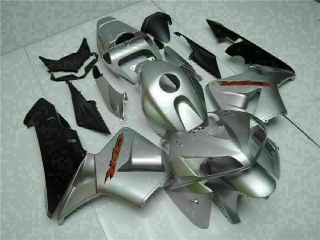 2005-2006 Silver Honda CBR600RR Bike Fairing Kit