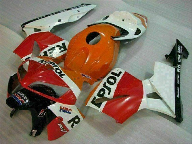 2005-2006 Orange Black Repsol Honda CBR600RR Motorcycle Bodywork