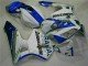 2005-2006 White Blue Honda CBR600RR Motorcycle Fairing Kits