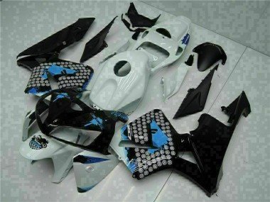 2005-2006 Black Honda CBR600RR Motorcycle Fairings Kits