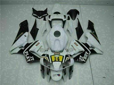 2005-2006 White Playboy 14 Honda CBR600RR Motorcycle Replacement Fairings