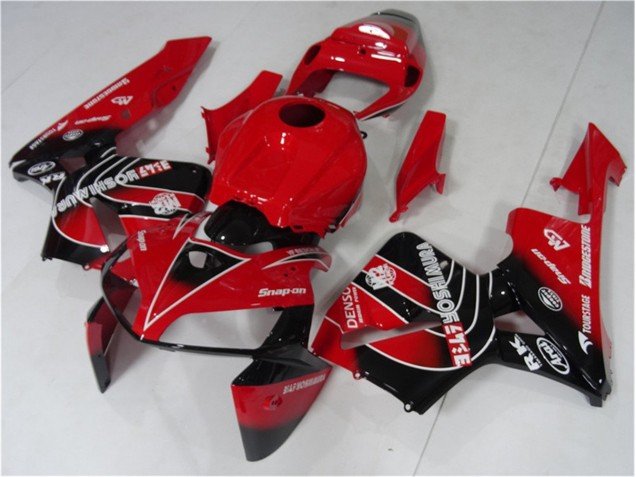 2005-2006 Red Black Honda CBR600RR Motorcycle Fairing Kit