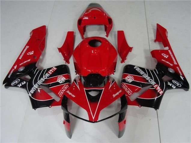 2005-2006 Red Black Honda CBR600RR Motorcycle Fairing Kit