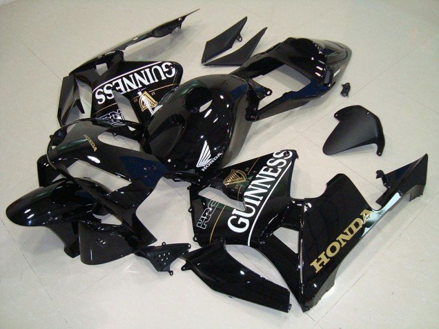 2005-2006 Black Gunness Honda CBR600RR Motorcycle Fairing Kit