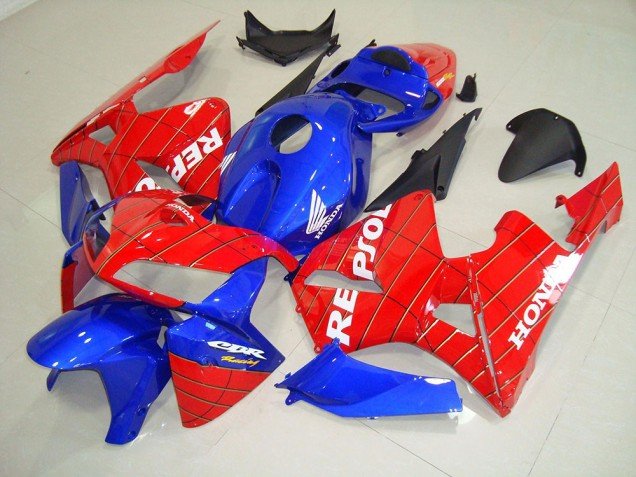 2005-2006 Spider Man Repsol Honda CBR600RR Motorcycle Fairing Kits