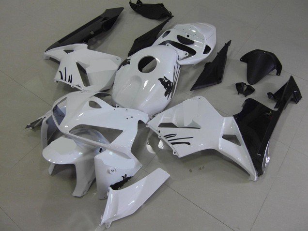 2005-2006 White with Special Decals Honda CBR600RR Motorcylce Fairings