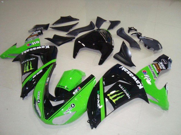 2006-2007 Green Monster Kawasaki ZX10R Motor Fairings