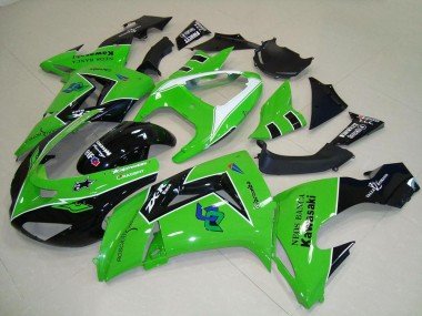 2006-2007 Green Kawasaki ZX10R Motorcycle Fairings