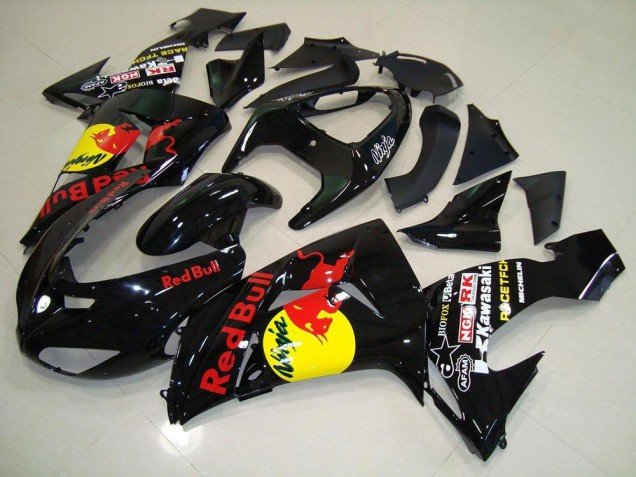 2006-2007 Red Bull Kawasaki ZX10R Motorcycle Replacement Fairings