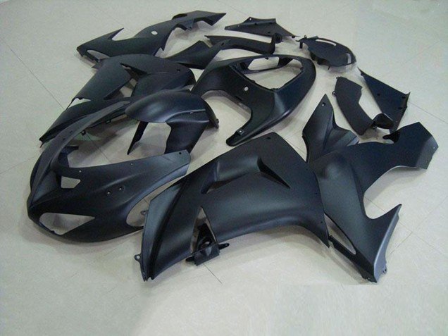 2006-2007 Matte Black Kawasaki ZX10R Motorcylce Fairings