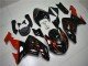 2006-2007 Black Red Kawasaki ZX10R Motorcycle Fairings