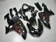 2006-2007 Black Grey Red Kawasaki ZX10R Motorbike Fairing