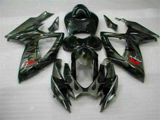 2006-2007 Black Suzuki GSXR 600/750 Motorbike Fairing