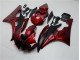 2006-2007 Red Black Yamaha YZF R6 Bike Fairings