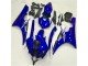 2006-2007 Blue White Yamaha YZF R6 Motorbike Fairing