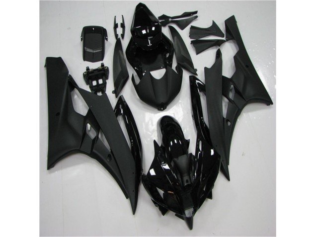 2006-2007 Black Yamaha YZF R6 Motorcycle Bodywork