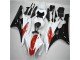 2006-2007 Red White Black Yamaha YZF R6 Moto Fairings