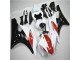 2006-2007 Red White Black Yamaha YZF R6 Moto Fairings