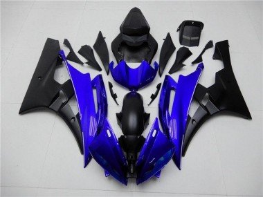 2006-2007 Blue Black Yamaha YZF R6 Motorcycle Replacement Fairings & Bodywork