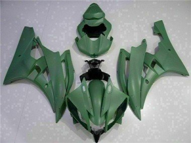 2006-2007 Green Yamaha YZF R6 Motorcycle Fairings Kit