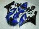 2006-2007 Blue Black Yamaha YZF R6 Motorcycle Fairing Kit