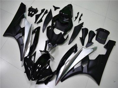 2006-2007 Silver Black Yamaha YZF R6 Bike Fairing