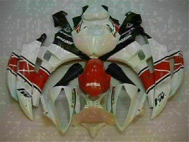 2006-2007 Red White Yamaha YZF R6 Replacement Fairings