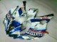 2006-2007 White Blue Yamaha YZF R6 Motorbike Fairing