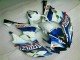 2006-2007 White Blue Yamaha YZF R6 Motorbike Fairing