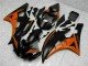 2006-2007 Orange Black Yamaha YZF R6 Bike Fairing