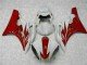 2006-2007 Red White Yamaha YZF R6 Motorcycle Bodywork