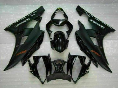 2006-2007 Black Yamaha YZF R6 Motorbike Fairing Kits