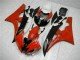 2006-2007 Red Black Yamaha YZF R6 Motorcycle Fairings Kits