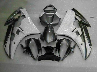 2006-2007 White Silver Yamaha YZF R6 Moto Fairings