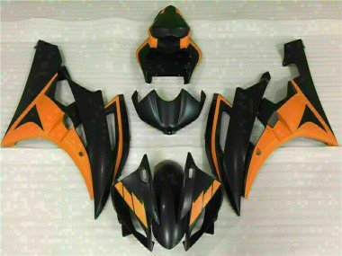 2006-2007 Yellow Yamaha YZF R6 Motorcycle Fairings Kit