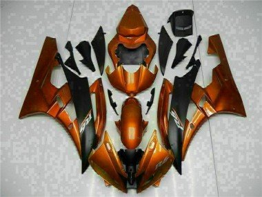 2006-2007 Orange Yamaha YZF R6 Motorbike Fairing Kits