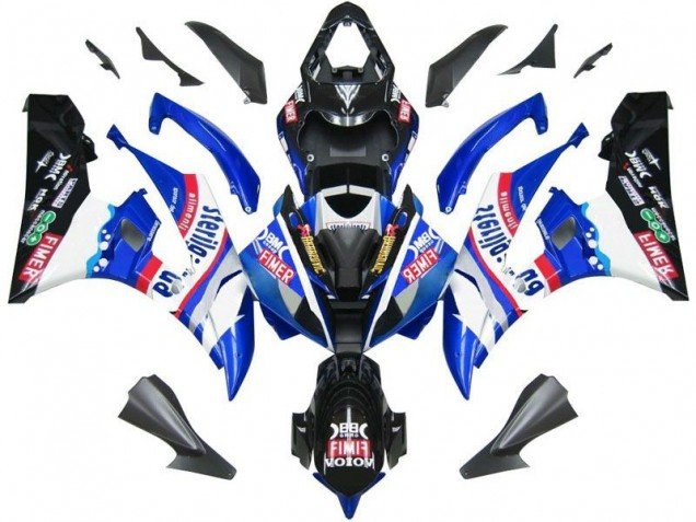 2006-2007 Blue Black Sterilgard Yamaha YZF R6 Motorbike Fairing