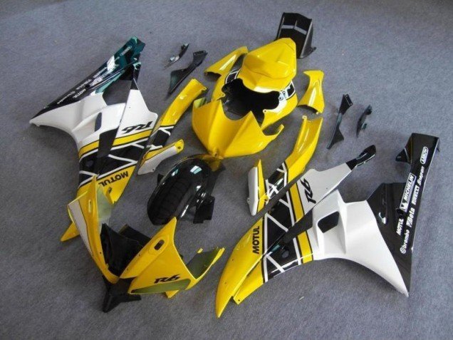 2006-2007 Yellow Black Yamaha YZF R6 Replacement Fairings