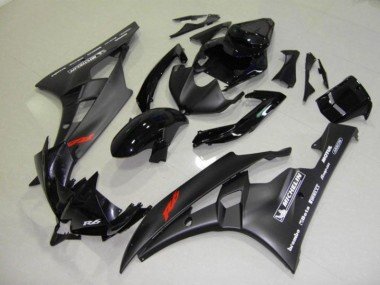 2006-2007 Black Yamaha YZF R6 Bike Fairings