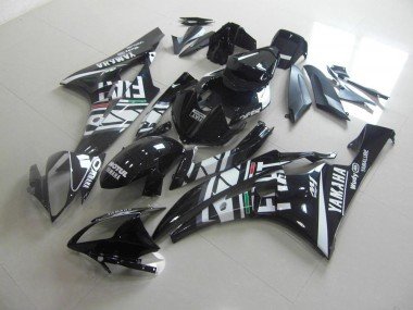 2006-2007 Black Fiat Yamaha YZF R6 Bike Fairing