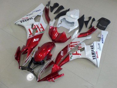 2006-2007 Red Fiat Yamaha YZF R6 Motorcyle Fairings