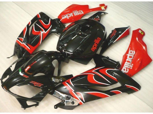 2006-2011 Black Red Aprilia RS125 Motorcylce Fairings