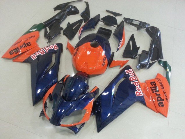 2006-2011 Orange and Dark Blue Aprilia RS125 Bike Fairing