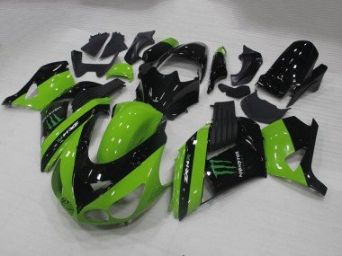 2006-2011 Green Monster Kawasaki ZX14R ZZR1400 Motorbike Fairing