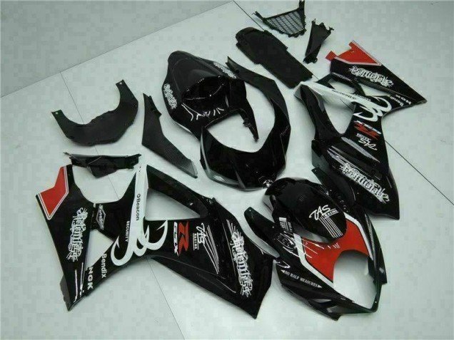 2007-2008 Black Suzuki GSXR 1000 K7 Bike Fairing