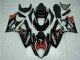 2007-2008 Black Suzuki GSXR 1000 K7 Bike Fairing