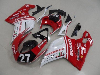 2007-2014 Banner 27 Ducati 848 1098 1198 Motorcycle Fairings Kits