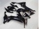 2008-2010 Glossy Black Kawasaki ZX10R Motorcycle Fairing Kit